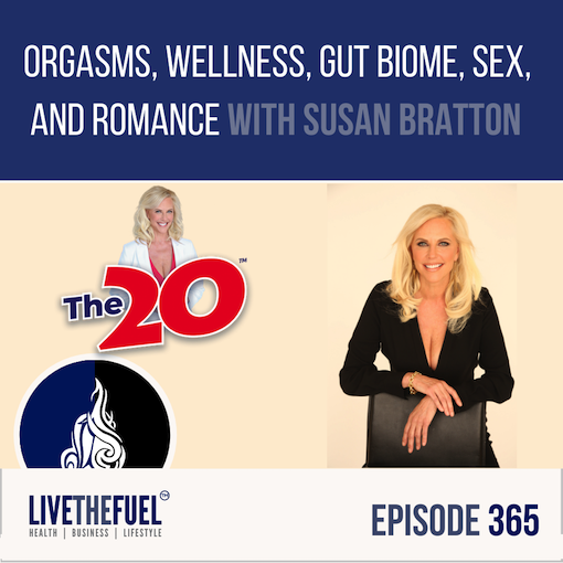 FB Orgasm Wellness Gut Biome Sex Romance Nitric Oxide Susan Bratton LIVETHEFUEL