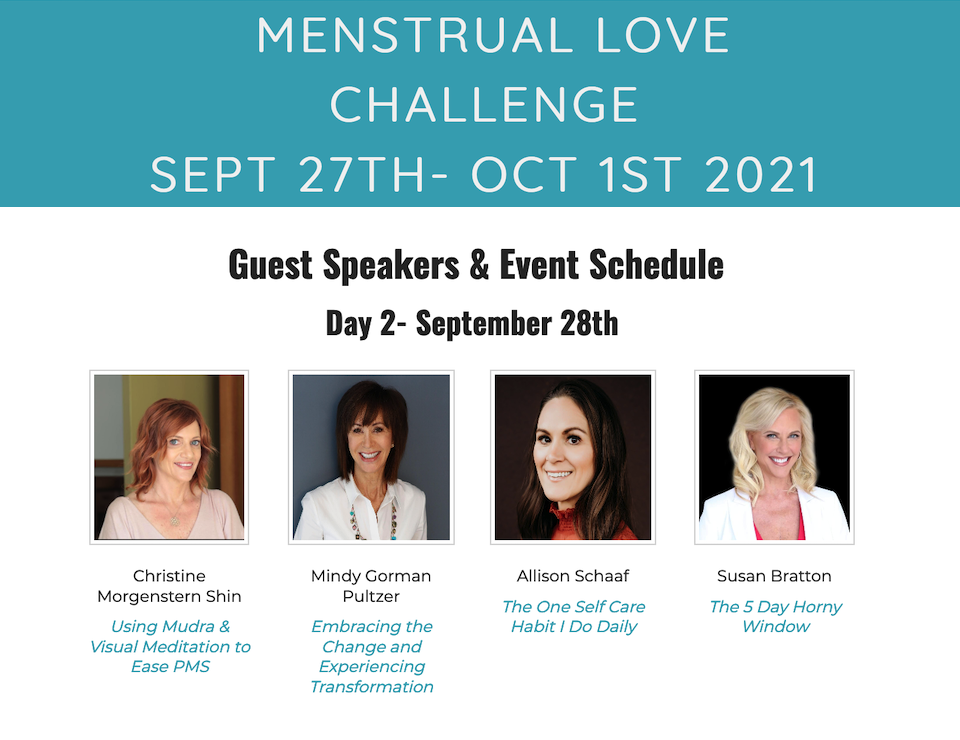Menstrual Love Challenge Speakers